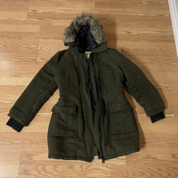 Bluenotes Army Green Winter Coat Adult Size M - Picture 1 of 4